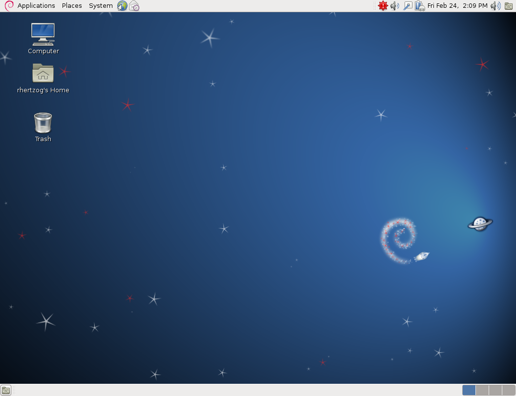 The GNOME desktop